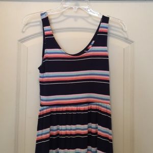 🌸 Striped Maxi Dress